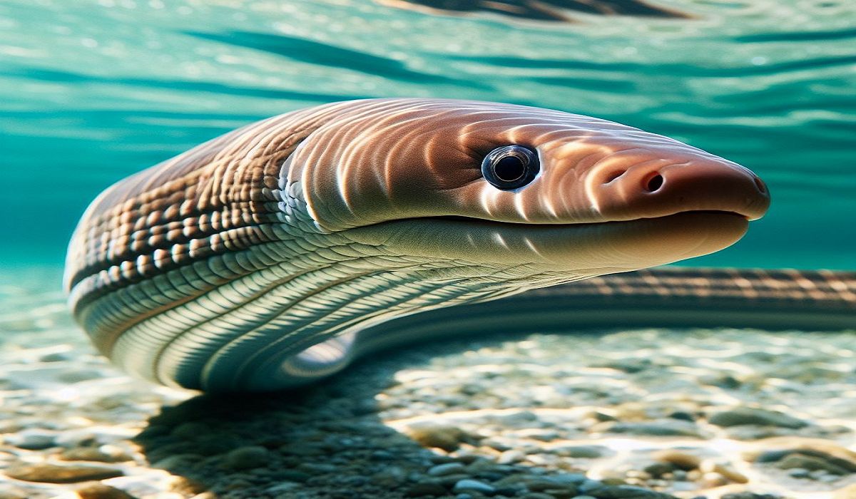 Eel underwater